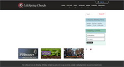 Desktop Screenshot of lifespringchurch.net