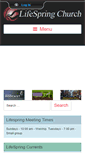 Mobile Screenshot of lifespringchurch.net